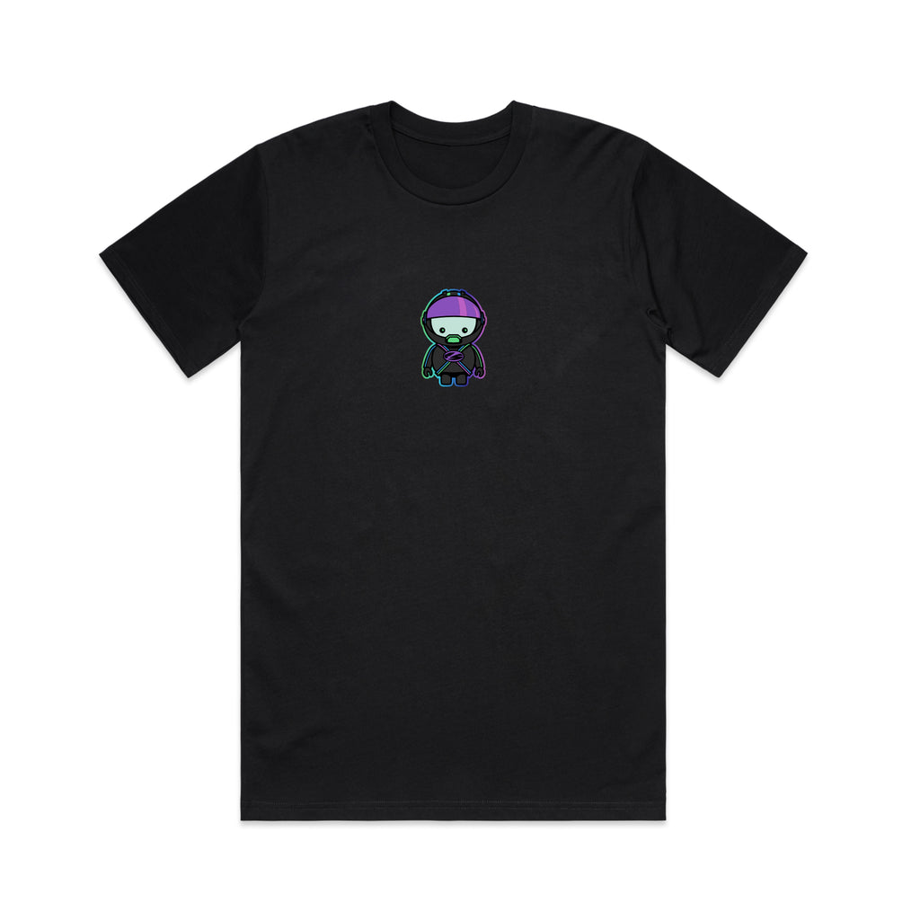 Space Cadet logo T-shirt Black
