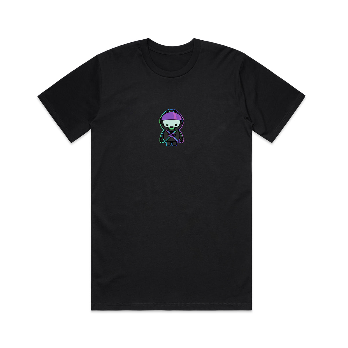 Space Cadet logo T-shirt Black