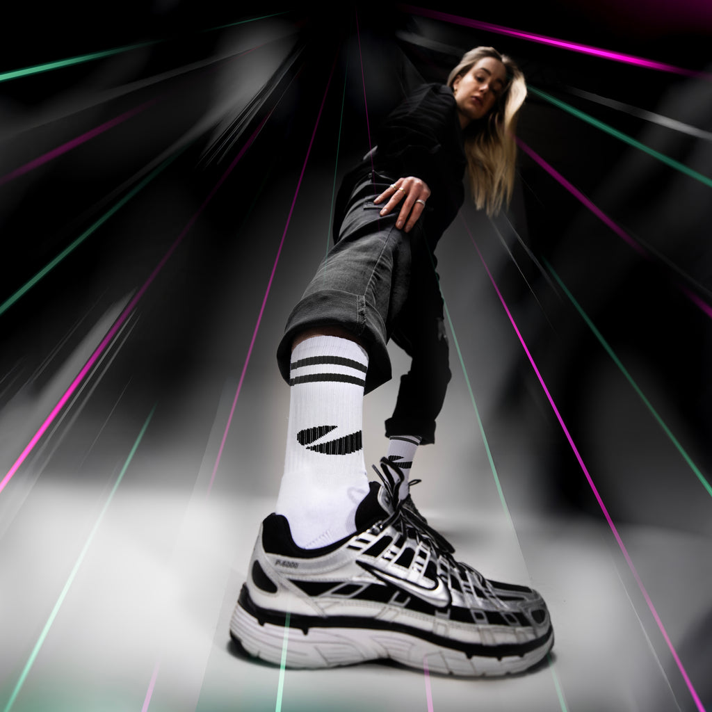 Elevation Socks- White