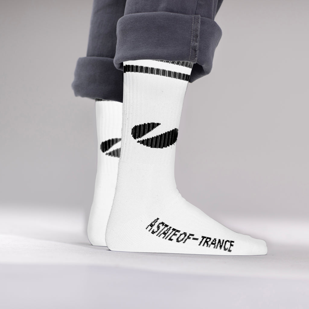 Elevation Socks- White