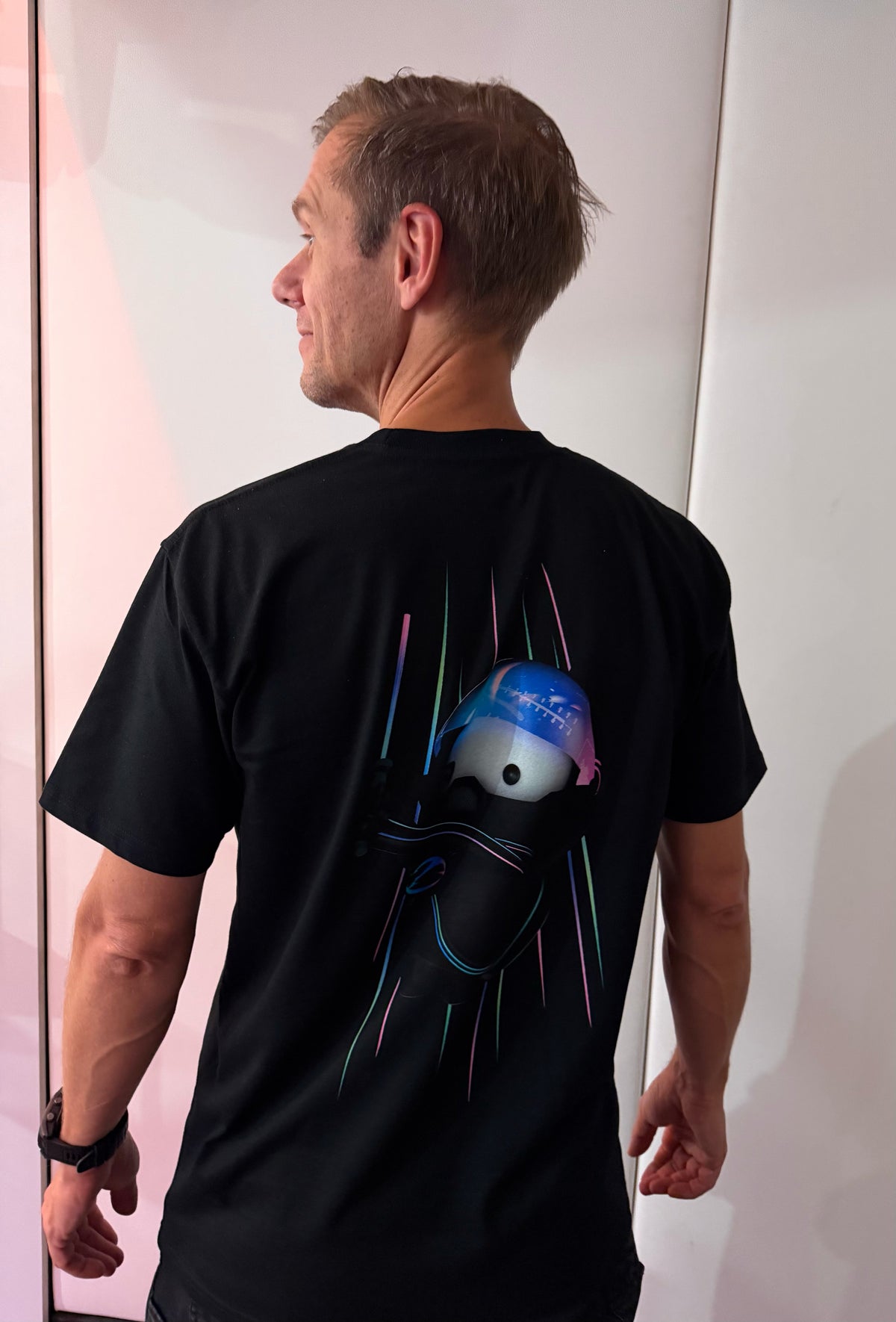 Space Cadet Fighter T-shirt Black