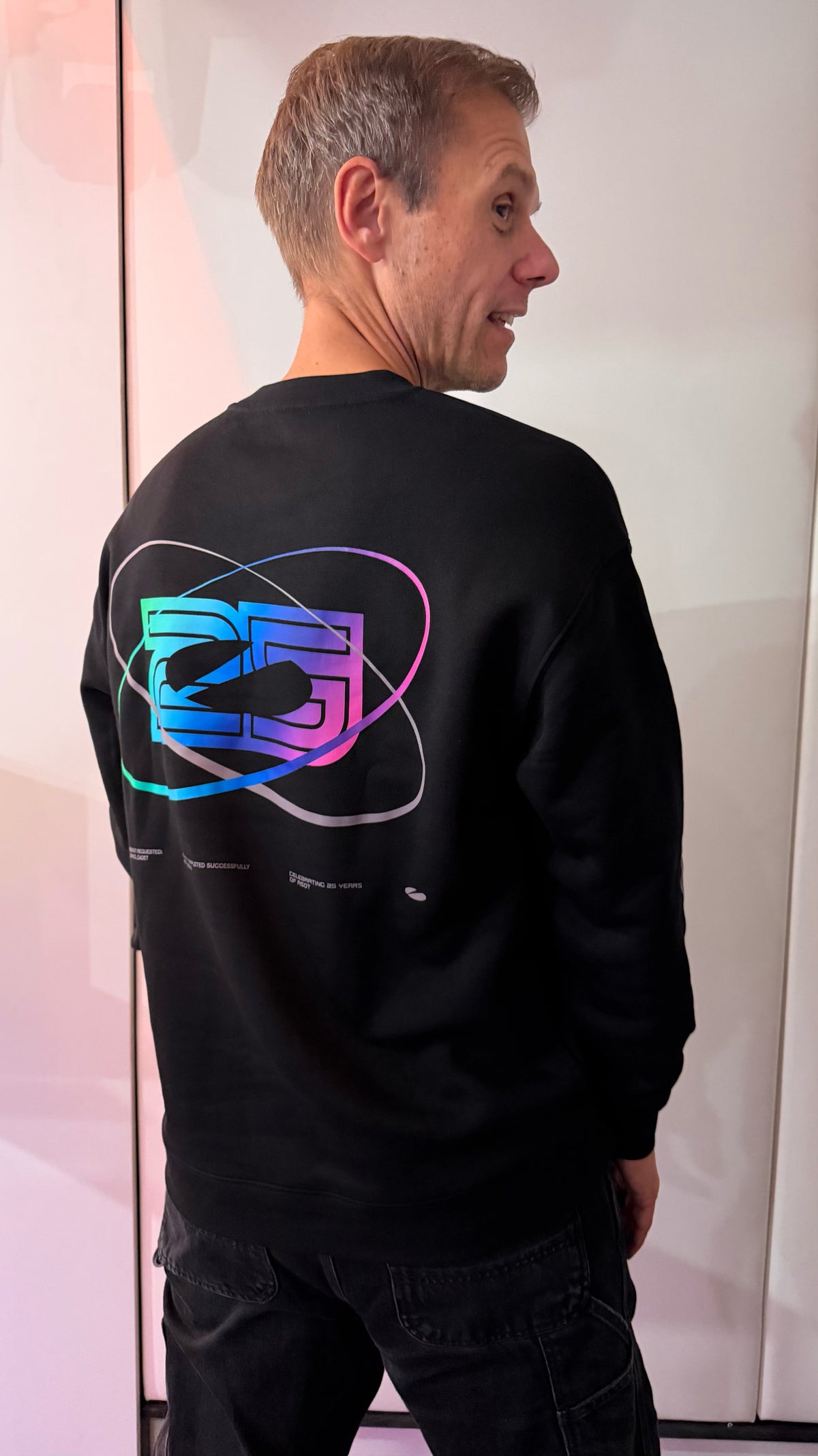 Space Cadet Party Crewneck Black