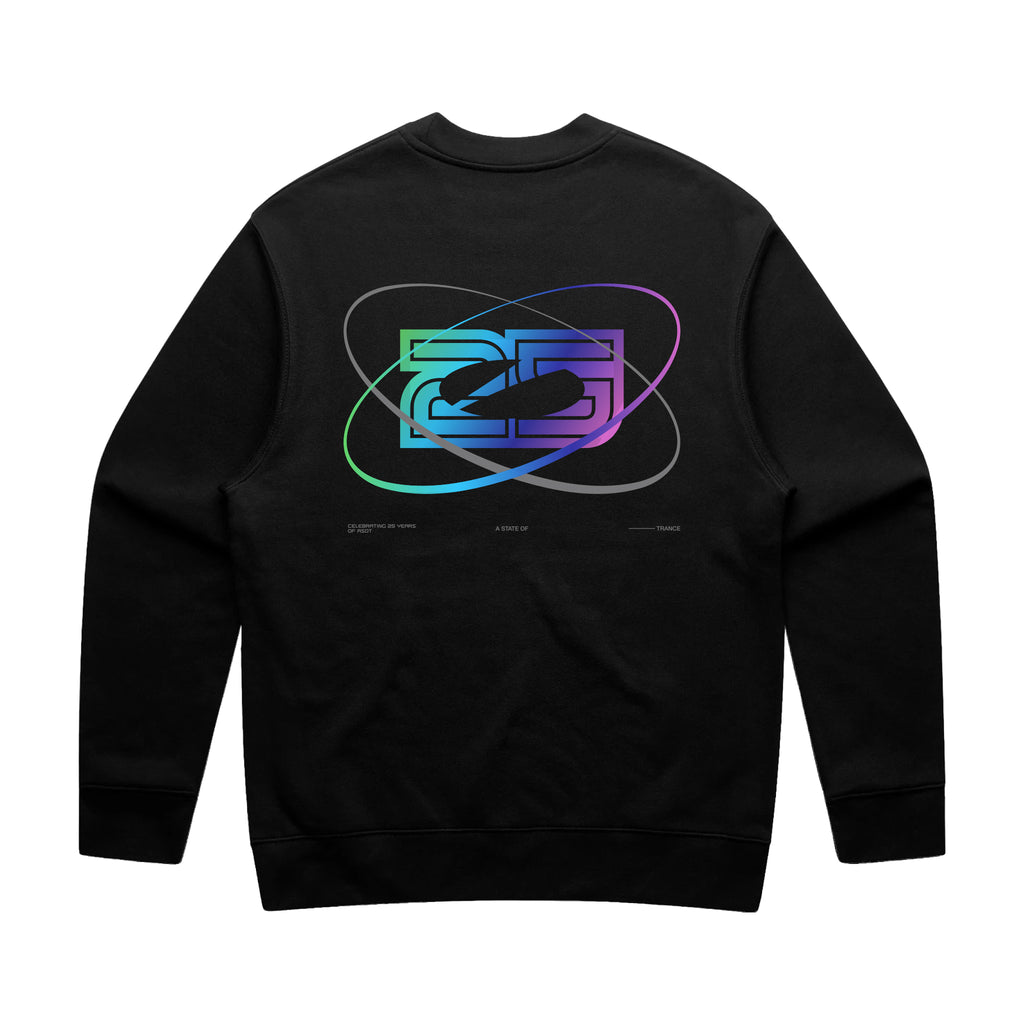 Space Cadet Party Crewneck Black