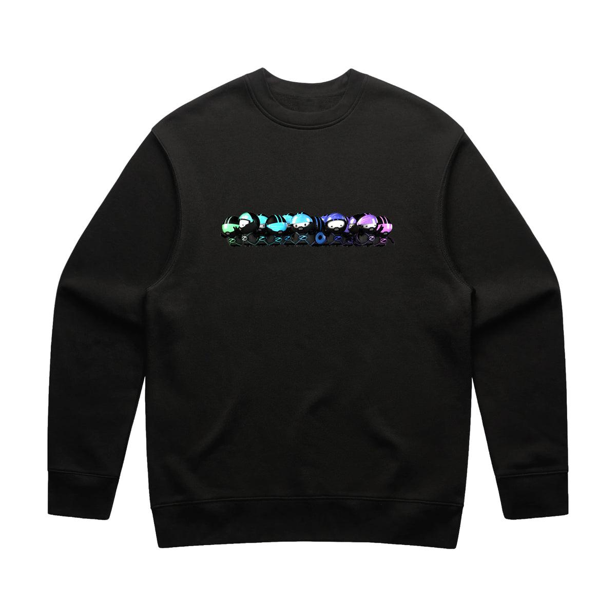 Space Cadet Party Crewneck Black