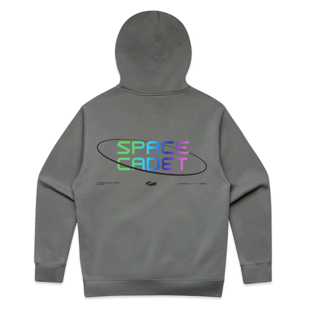 Space Cadet logo Hoodie Grey