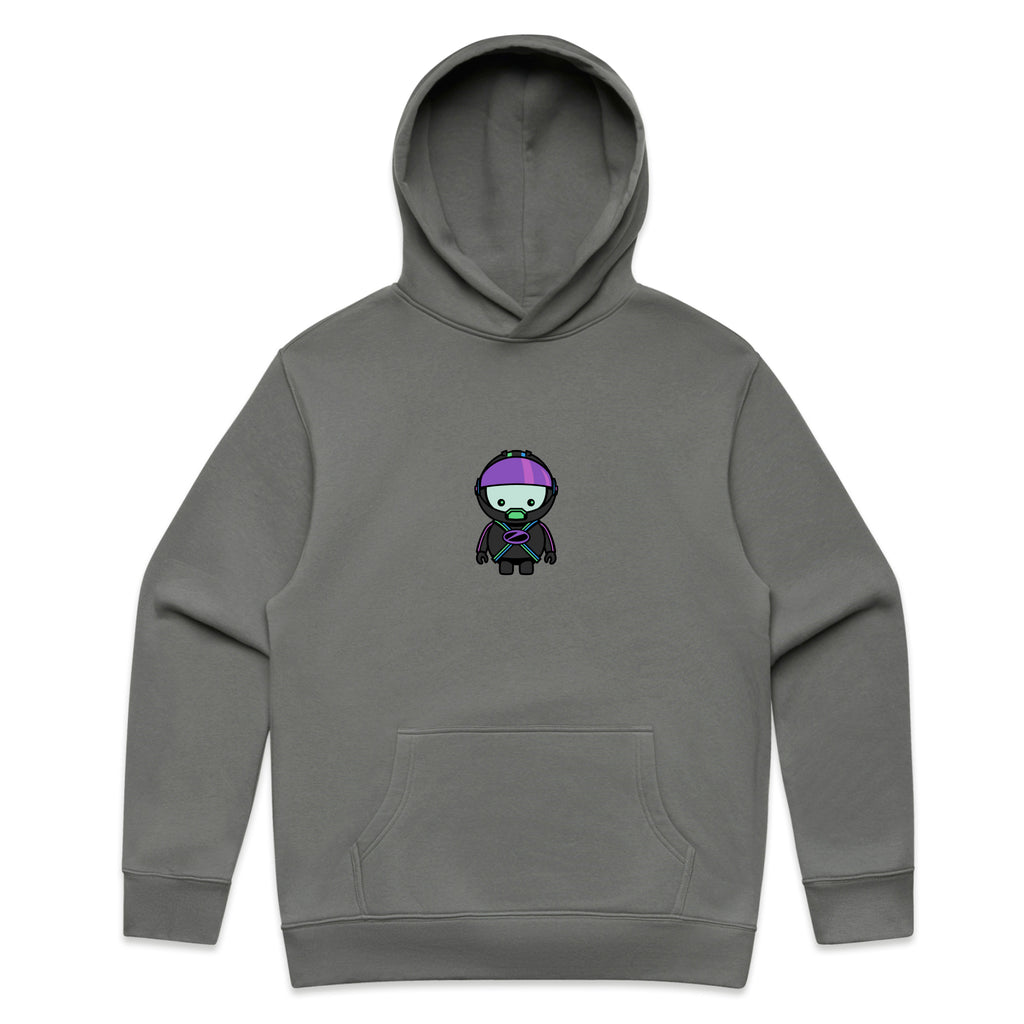 Space Cadet logo Hoodie Grey